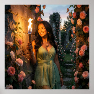 Roselit Twilight Passage of Wonder Affisch