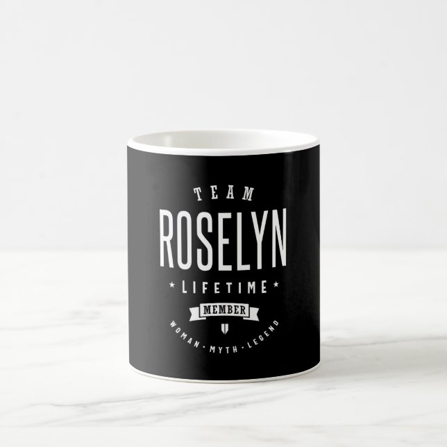 Roselyn Personlig Namn Birthday Kaffemugg (Center)
