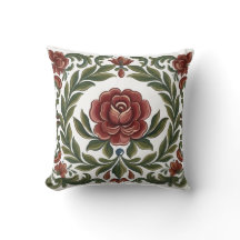 Rosemaling Kudd