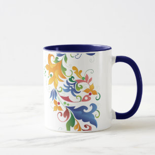 Rosemaling Mugg