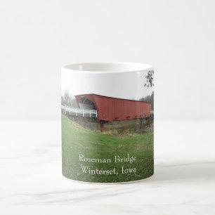 Roseman överbryggar Winterset, Iowa Kaffemugg