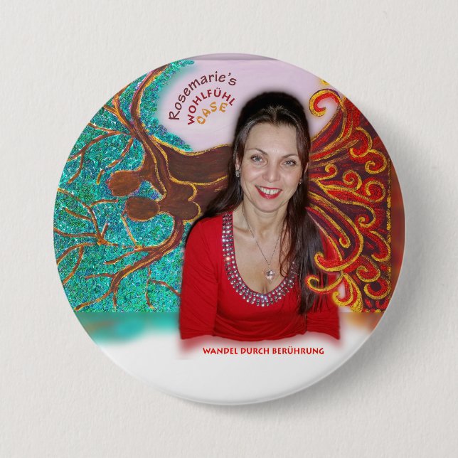 Rosemaries Wohlfühl Oase Stiftknopf 7.2cm rund3 Knapp (Framsida)