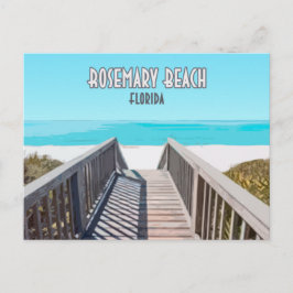 Rosemary Beach Florida Bukt Kusten Vintage Vykort
