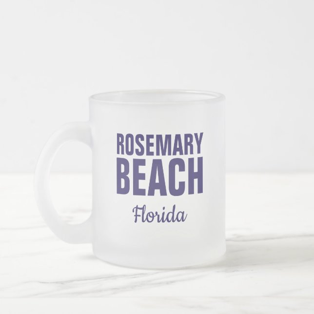 Rosemary Beach Florida Coffee Mug Frostad Glasmugg (Vänster)