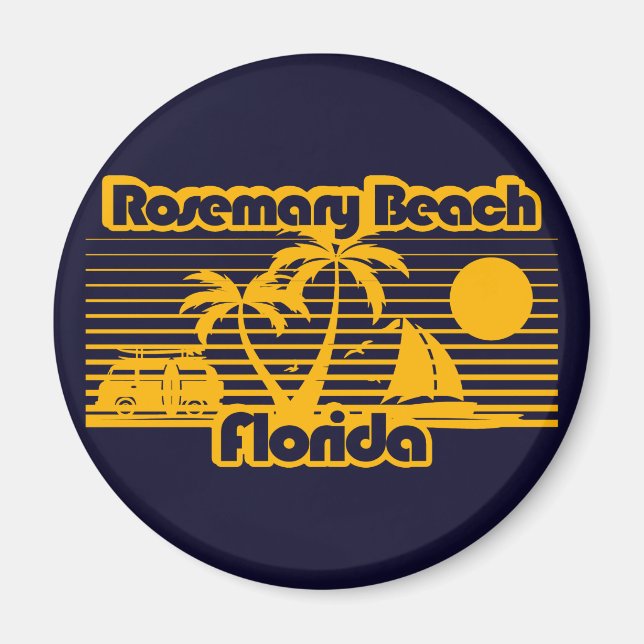 Rosemary Beach Florida Magnet (Framsidan)