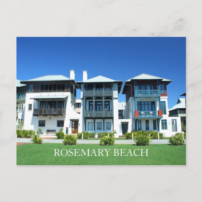 Rosemary Beach, Florida Postcard Vykort (Framsida)