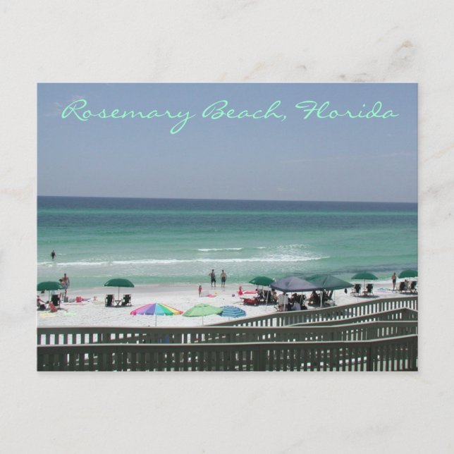 Rosemary Beach Florida Vykort (Framsida)