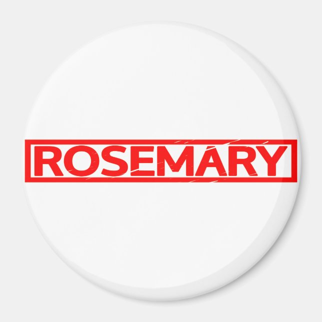 Rosemary Frimärke Magnet (Framsidan)