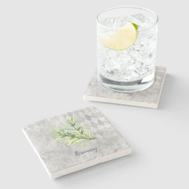 Rosemary Herb Botanical Watercolor Stenunderlägg