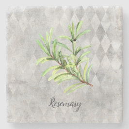Rosemary Herb Botanical Watercolor Stenunderlägg