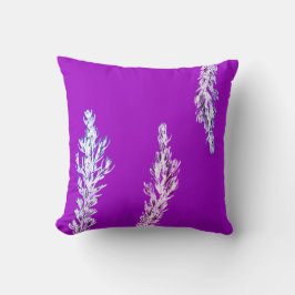 Rosemary Herb Löv Gren Cushion Dekorativ kudde