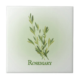 Rosemary Herbal Design Ceramic Tile Kakelplatta
