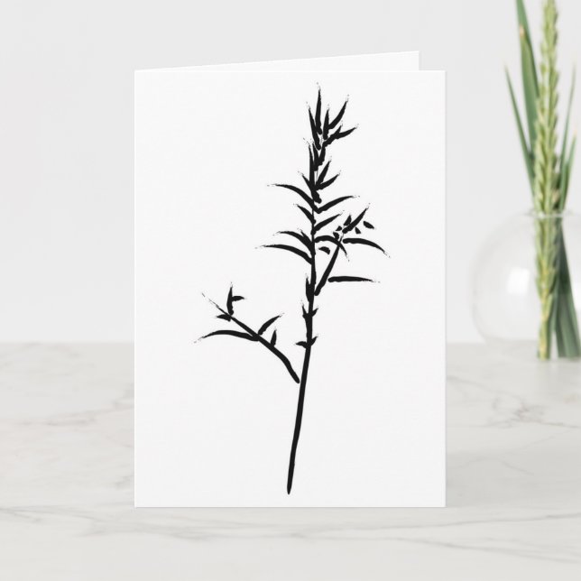 Rosemary Sprig Greeting Card Kort (Framsida)