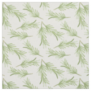 Rosemary Sprigs Herbal Mönster Tyg