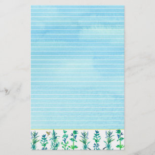 Rosemary Thyme Örters Honeybee Blue Lining Brevpapper