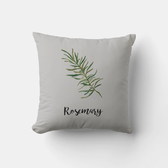 Rosemary Vår Herb Dekorativ kudde (Framsida)