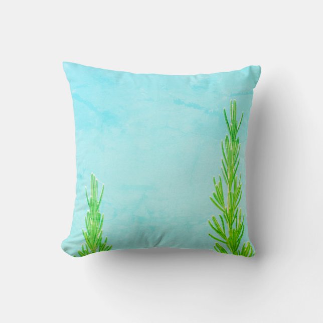 Rosemary Växt Gröna blad Kuddslip Påslakan Kudde (Framsida)
