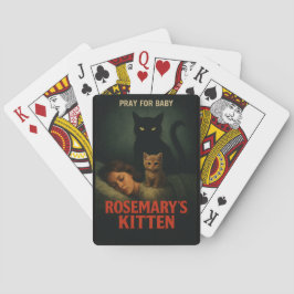Rosemarys Kittel – Vintage Skräck Katt Parodi Casinokort