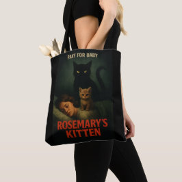 Rosemarys Kittel – Vintage Skräck Katt Parodi Tygkasse