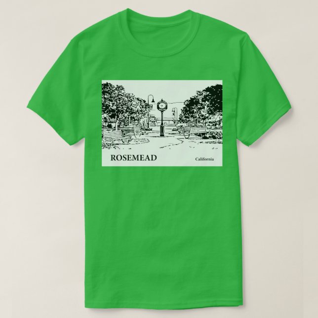 Rosemead California TShirt 2 T Shirt (Design framsida)