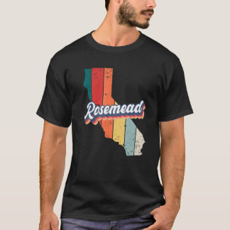 Rosemead Stad Retro Vintage Hemstad Kalifornien T Shirt