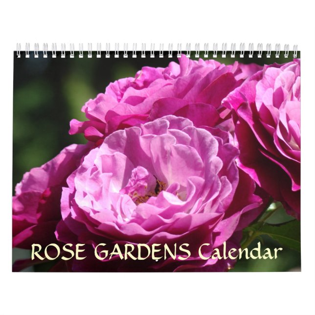 ROSEN TRÄDGÅRD Kalender Rosor Blommor Gåvor (Omslag)