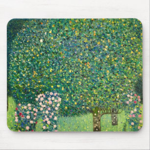 Rosen under träden Gustav Klimt Konsttryck Musmatta