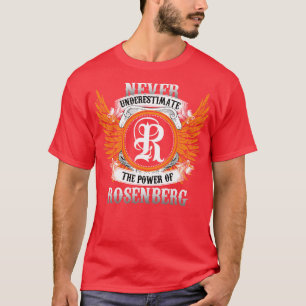 Rosenberg Namn Shirt underskattar aldrig kraften T