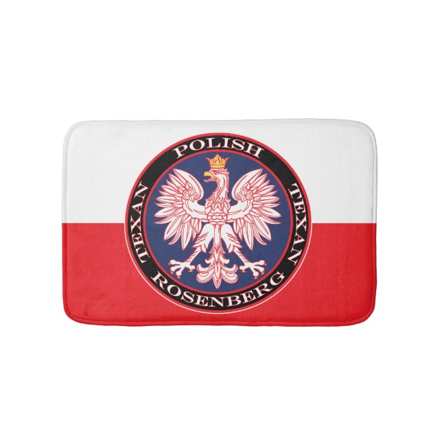 Rosenberg Round polska Texan Badrumsmatta (Framsidan)