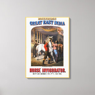 Rosenbergs Underbara Öster India Horse Invigorator Canvastryck