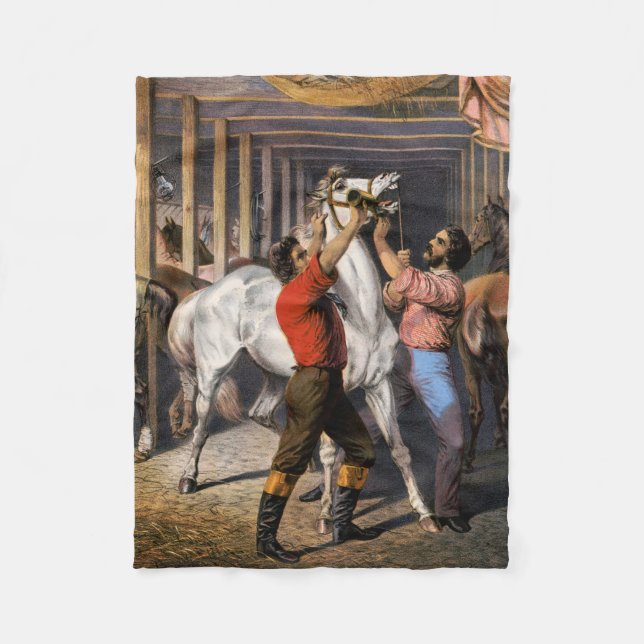 Rosenbergs Underbara Öster India Horse Invigorator Fleecefilt (Framsidan)