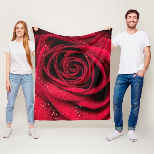 Rosenblad 1 fleecefilt (På plats)