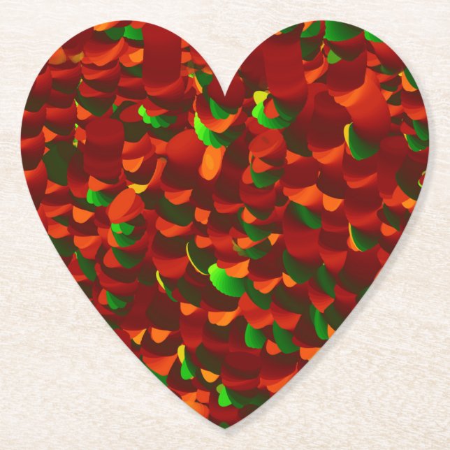  Rosenblätter abstrakt Underlägg Papper (Framsida)