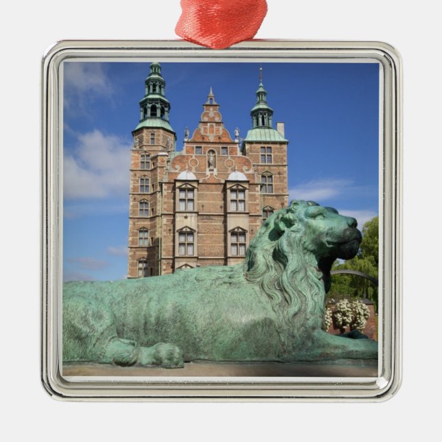 Rosenborgs slott, Köpenhamn, Danmark Julgransprydnad Metall (Framsidan)