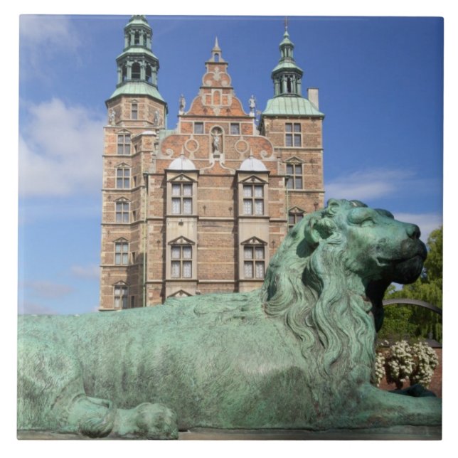Rosenborgs slott, Köpenhamn, Danmark Kakelplatta (Framsidan)