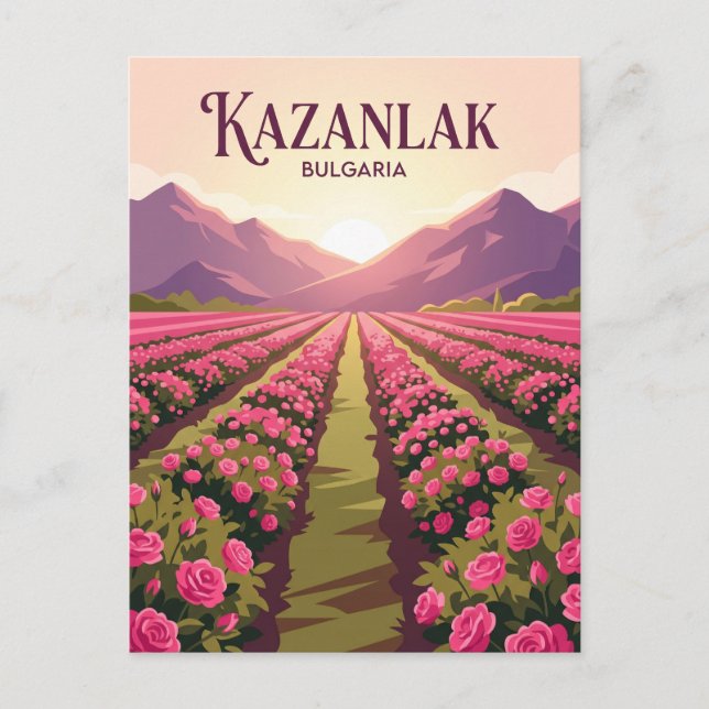 Rosendalen Bulgarien Vykort (Framsida)