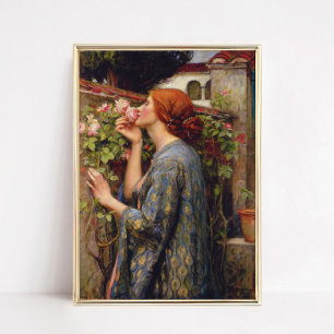 Rosenes själ av John William Waterhouse Poster