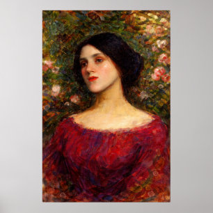 Rosengången av John William Waterhouse Poster