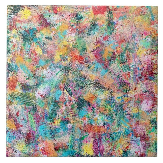 Rosenknopp 6 x 6 keramiskt plattor kakelplatta (Framsidan)