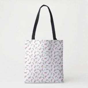 Rosenknopp Blommigt Bag Tygkasse