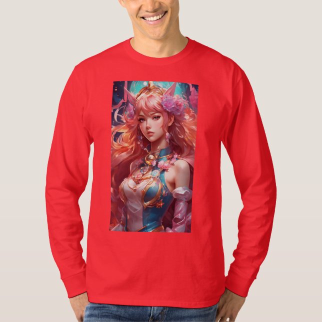 Rosenknopp Bloom Sketch T-Shirt-design. T Shirt (Framsida)