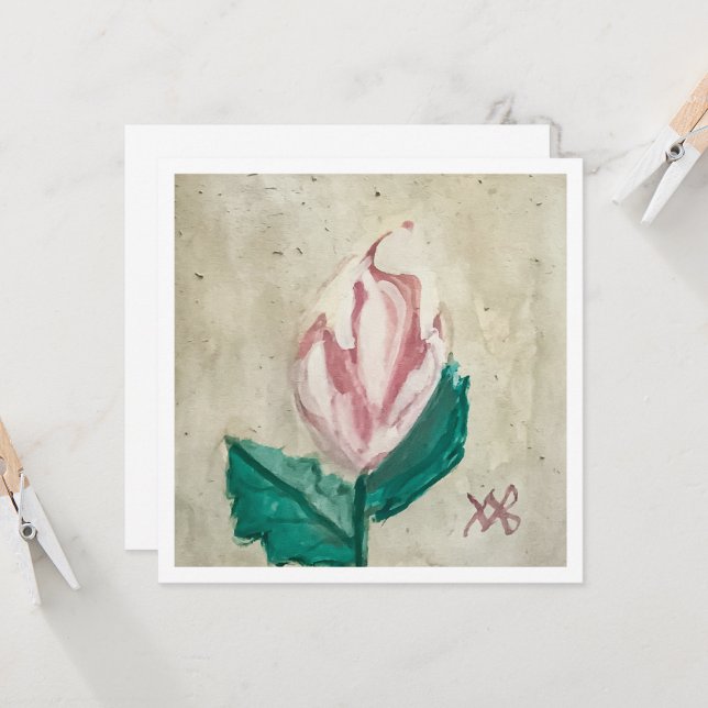 Rosenknopp Kort (Fram/Back In Situ)