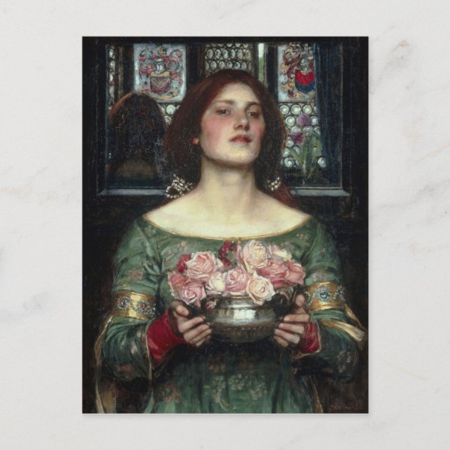 Rosenknoppar av John William Waterhouse Vykort (Framsida)