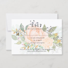 Rosenknoppar för Gult i Soft Peach Ro Greenery OSA Kort