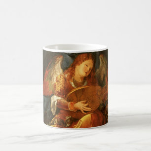 Rosenkransfesten Ängel av Albrecht Durer Kaffemugg