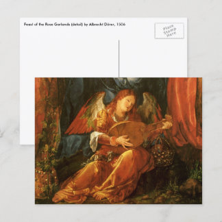 Rosenkransfestengeln av Albrecht Durer Vykort