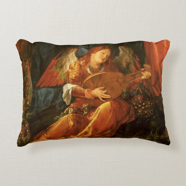 Rosenkranzfestängeln av Albrecht Durer Prydnadskudde (Framsidan)