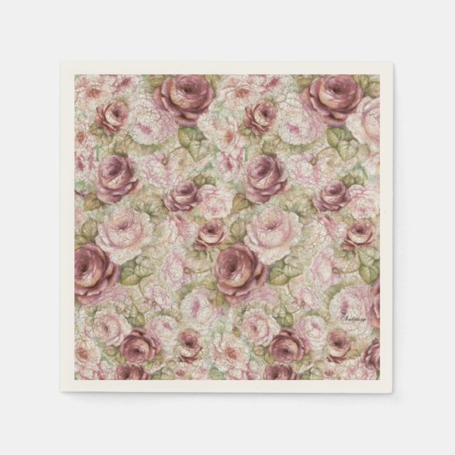 Rosenmeer Serviette Pappersservett (Framsidan)