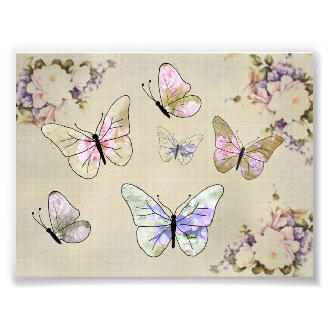 Rosenschmetterlinge Fototryck (Framsidan)