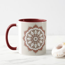 "Rosenskämmande Boho Mandala | Elegant Kaffe kopp" Mugg